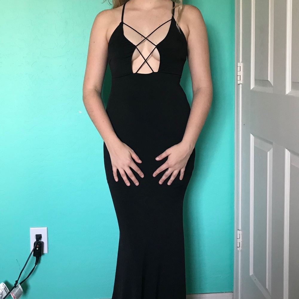 Sexy Black Maxi Dress